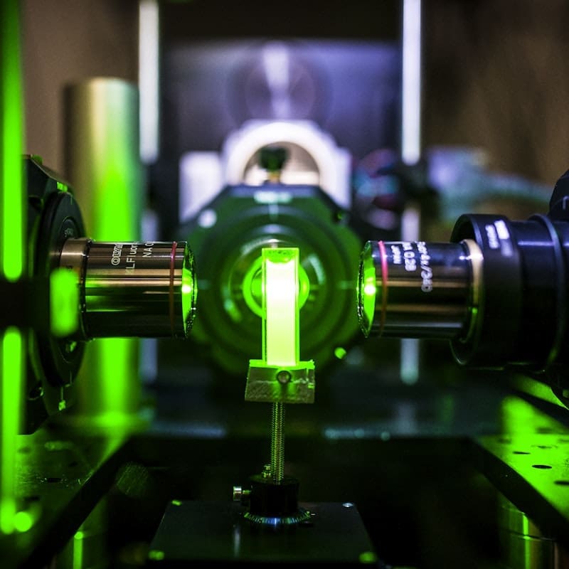 lightsheet microscope with green light